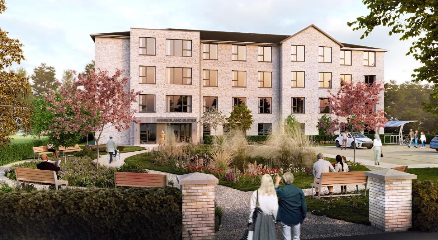 CGI of greenways care home