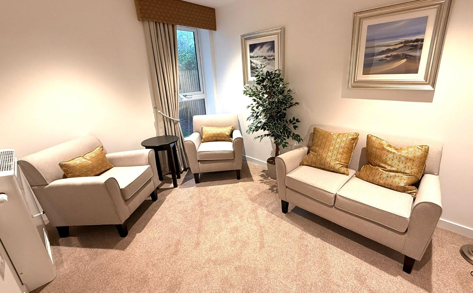 greenways care home lounge area