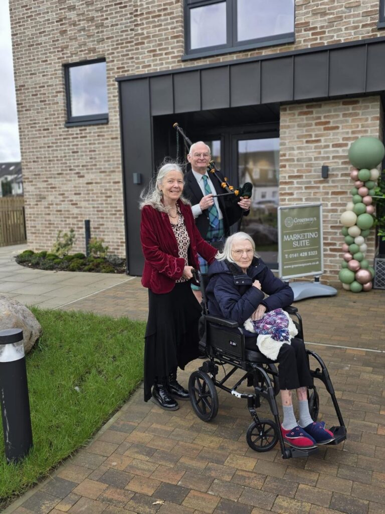 greenways care home's first resident