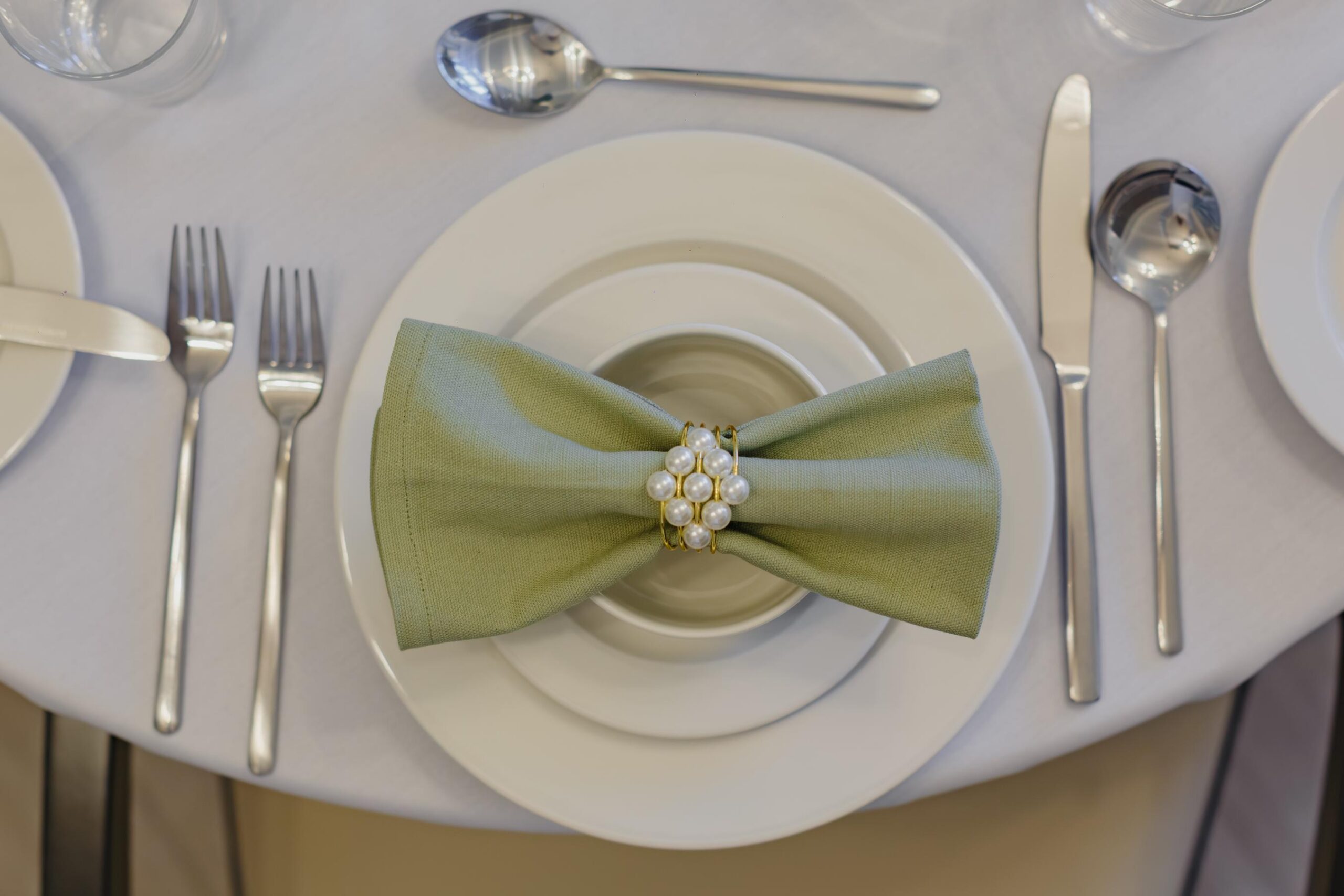 plate with napkin